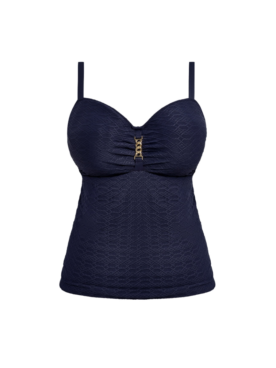 Azores Tankini Top - Midnight