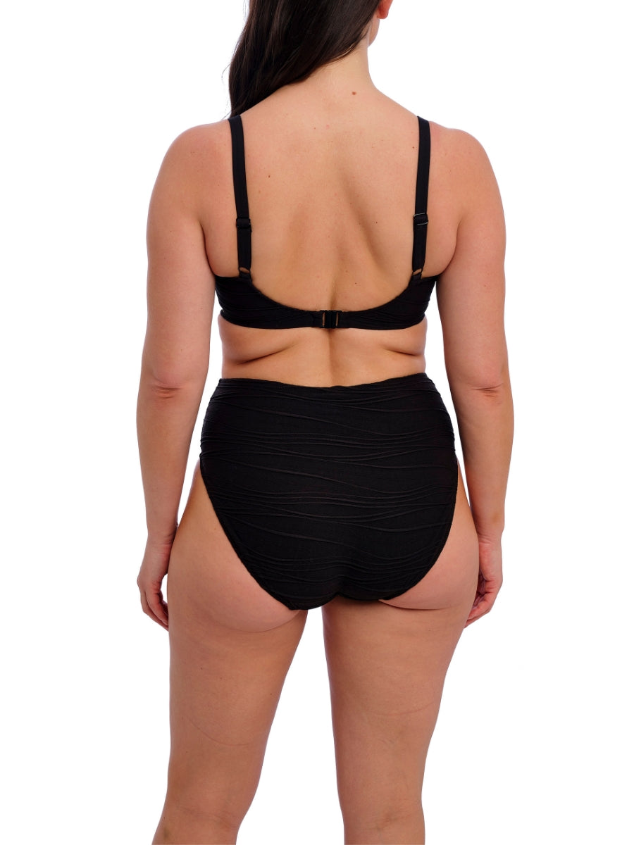 Beach Waves Full Cup Bikini Top - Black