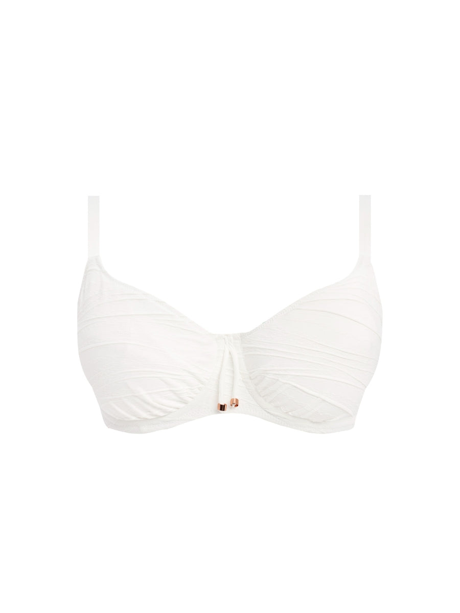 Beach Waves Full Cup Bikini Top - Linen