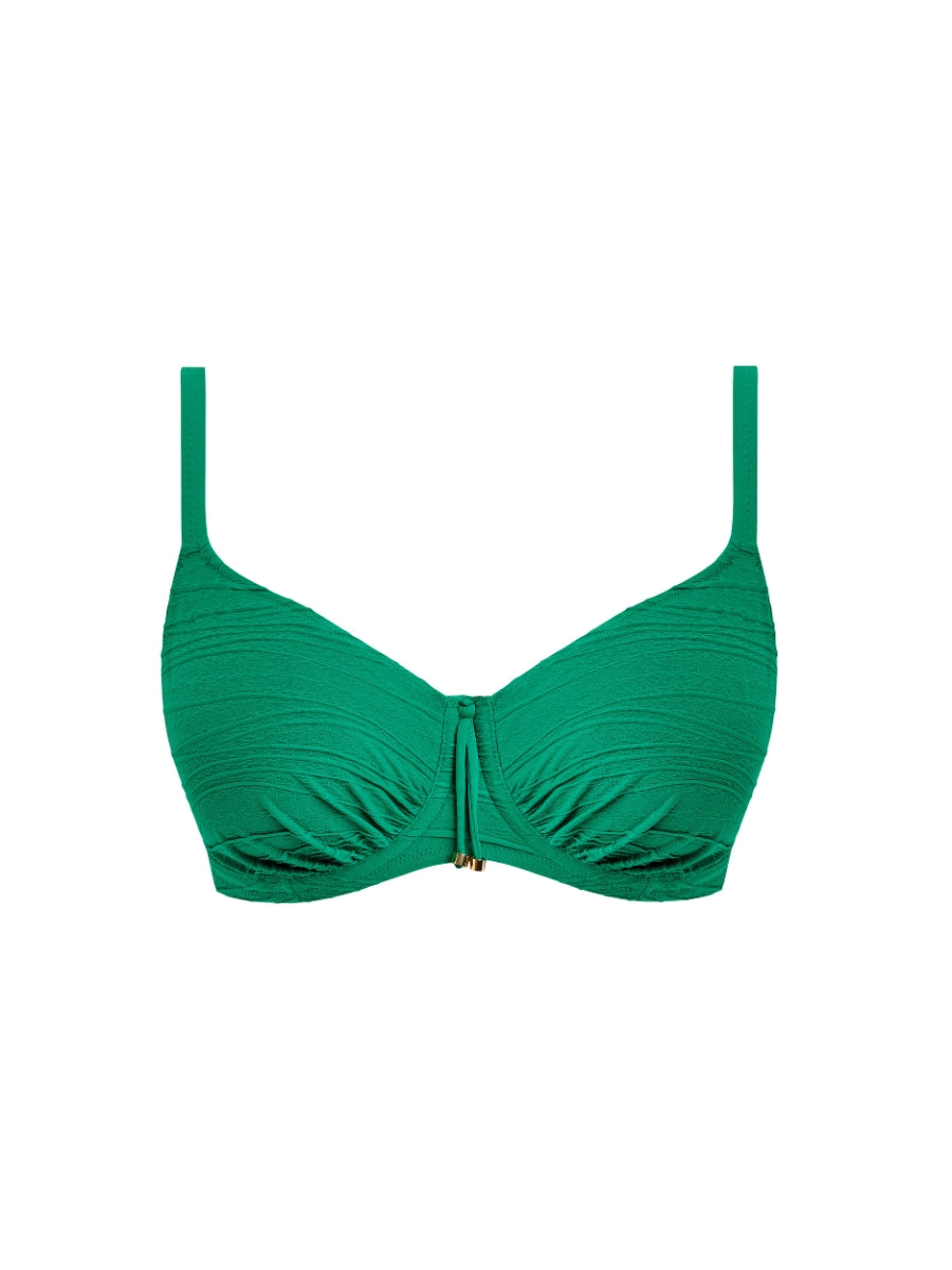 Beach Waves Full Cup Bikini Top - Tourmaline