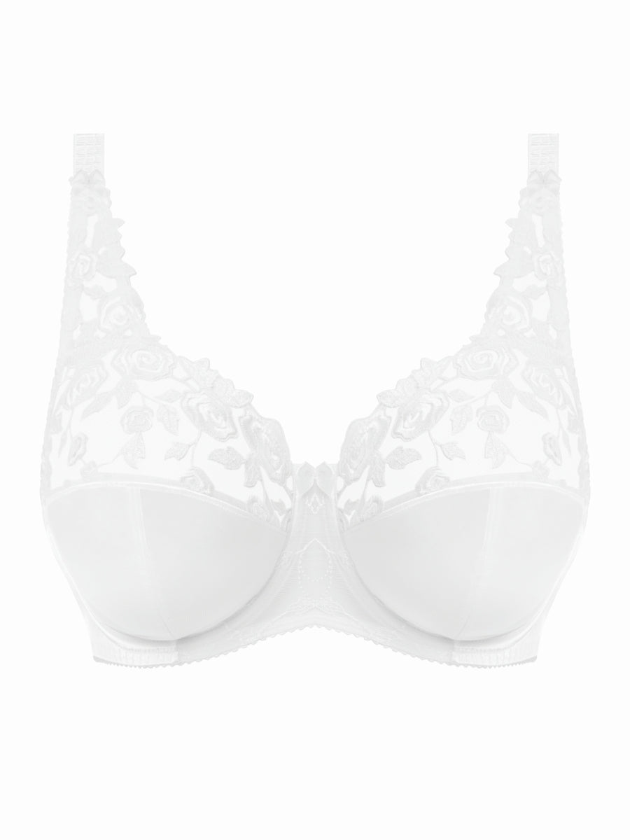 Belle Full Cup Bra - White