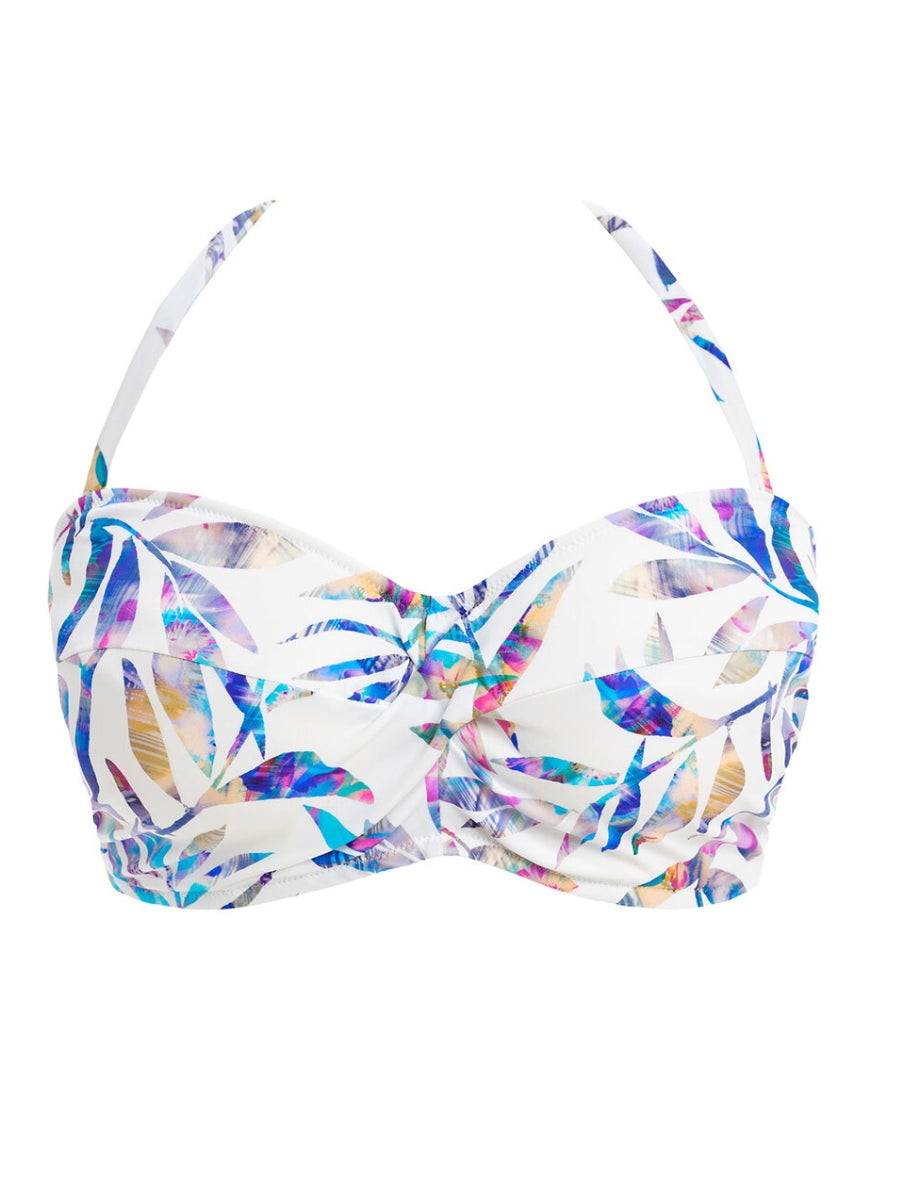 Calypso Harbour Bandeau Bikini Top - Multi