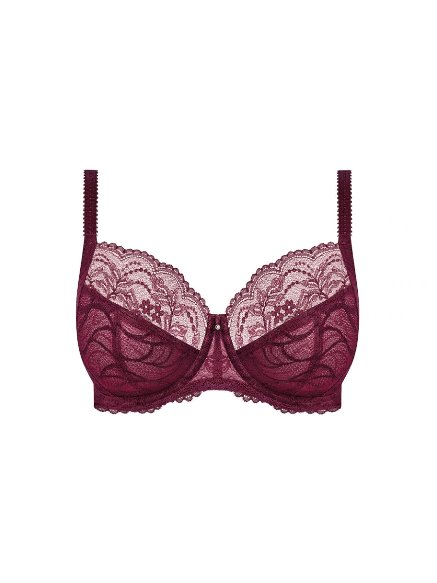 Cesile Side Support Bra - Bordeaux