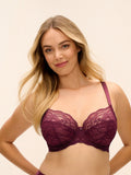 Cesile Side Support Bra - Bordeaux