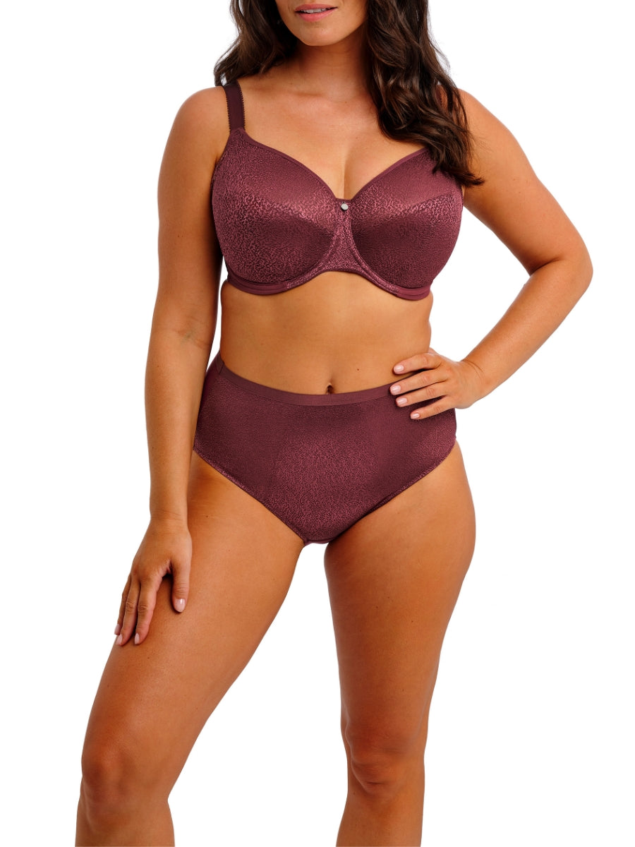Demure Moulded Non Padded Bra - Fig