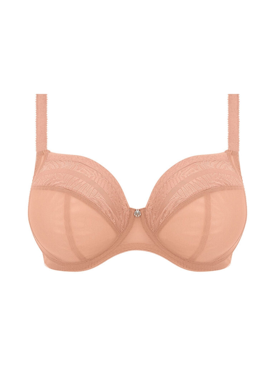 Devote Side Support Plunge Bra - Cafe Au Lait