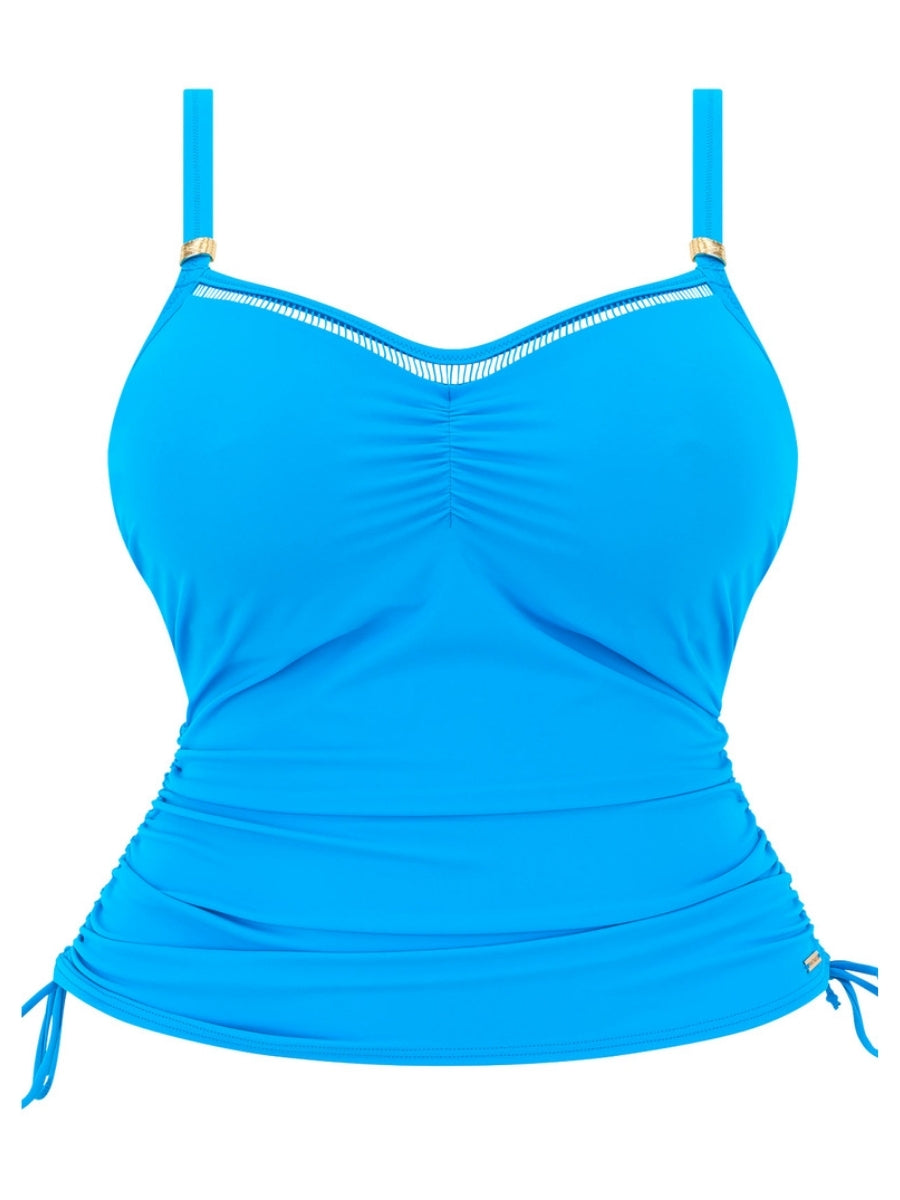 East Hampton Adjustable Side Tankini Top - Blue Diamond