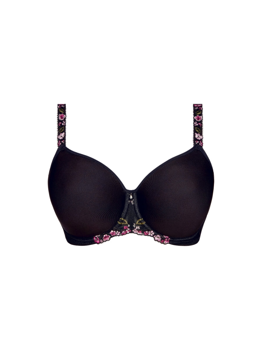 Eliyse Moulded Spacer Bra - Black