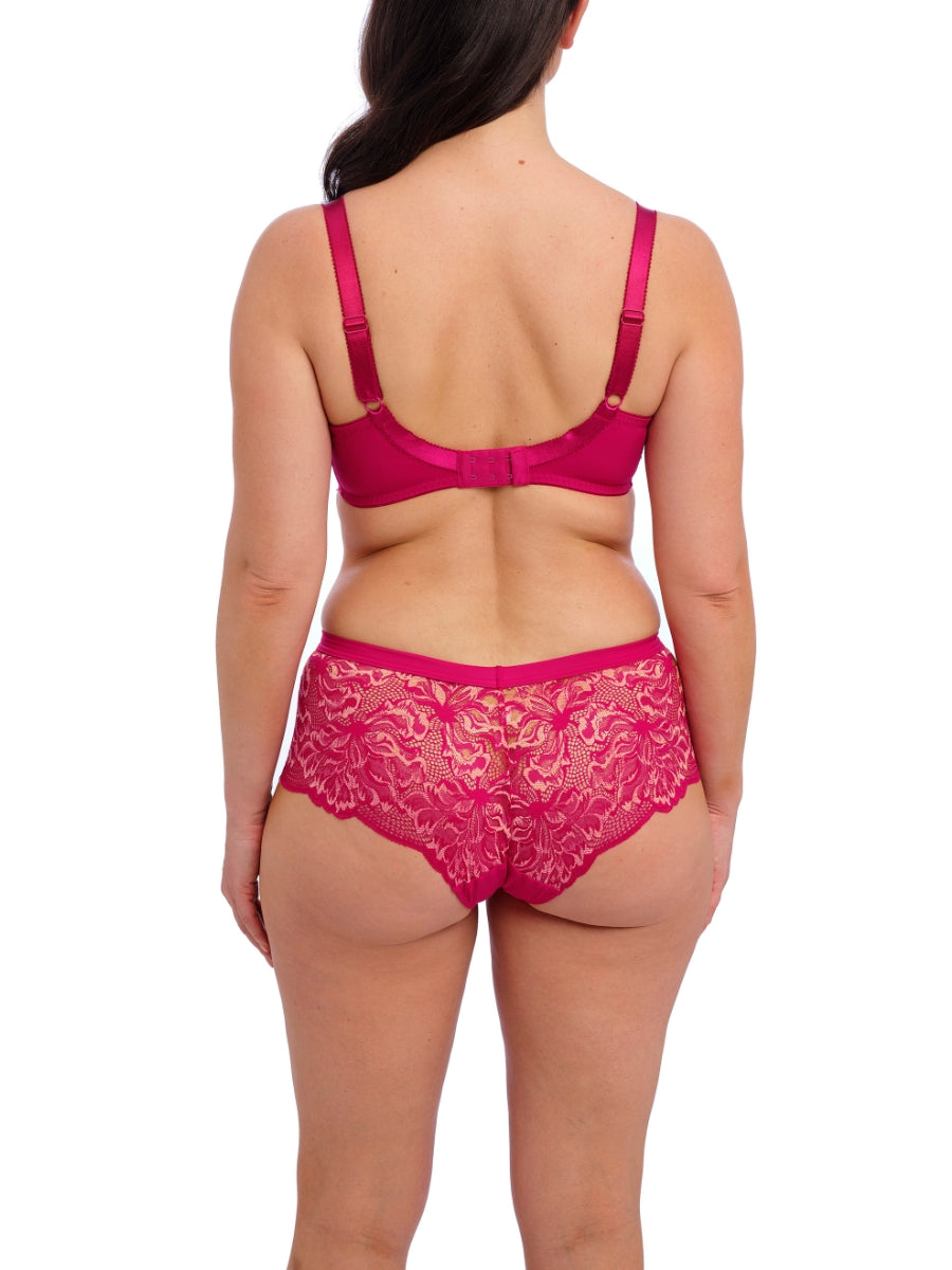 Emmaline Padded Plunge Bra - Cerise