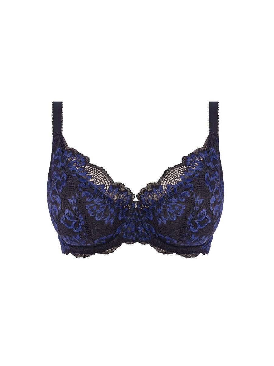 Emmaline Padded Plunge Bra - Midnight