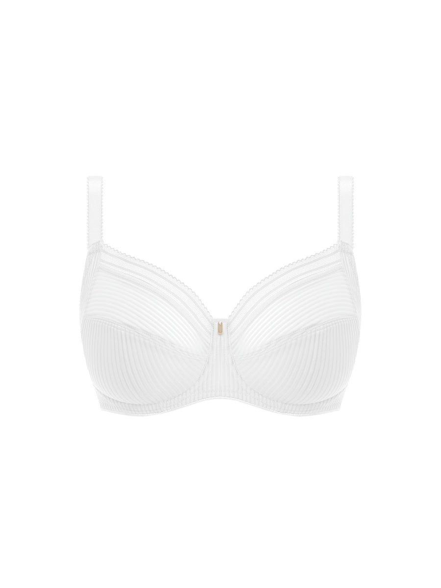 Fusion Full Cup Side Support Bra - White