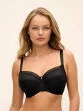 Fusion Full Cup Side Support Bra - Black