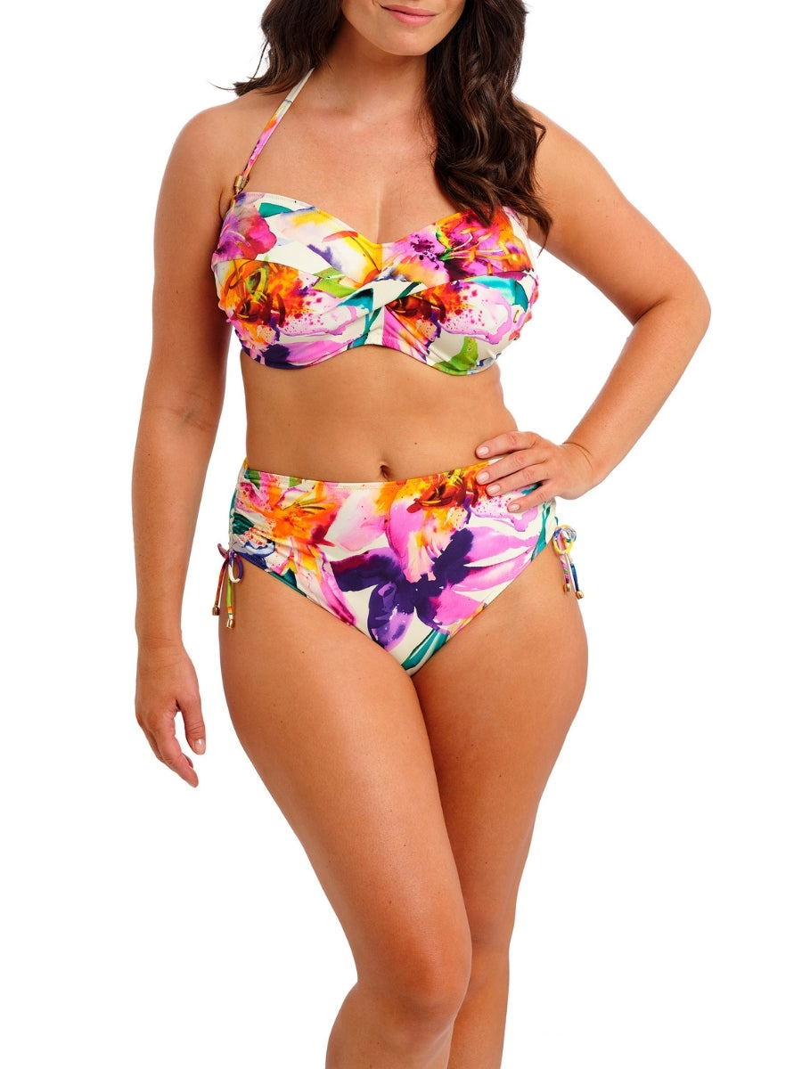 Iguazu Falls Bandeau Bikini Top - Multi