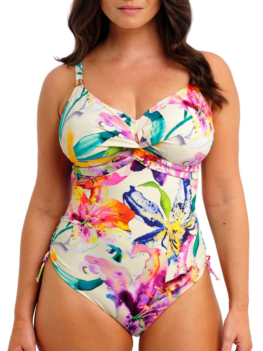 Iguazu Falls Twist Front Swimsuit - Multi