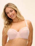 Illusion Full Cup Side Support Bra - Blush