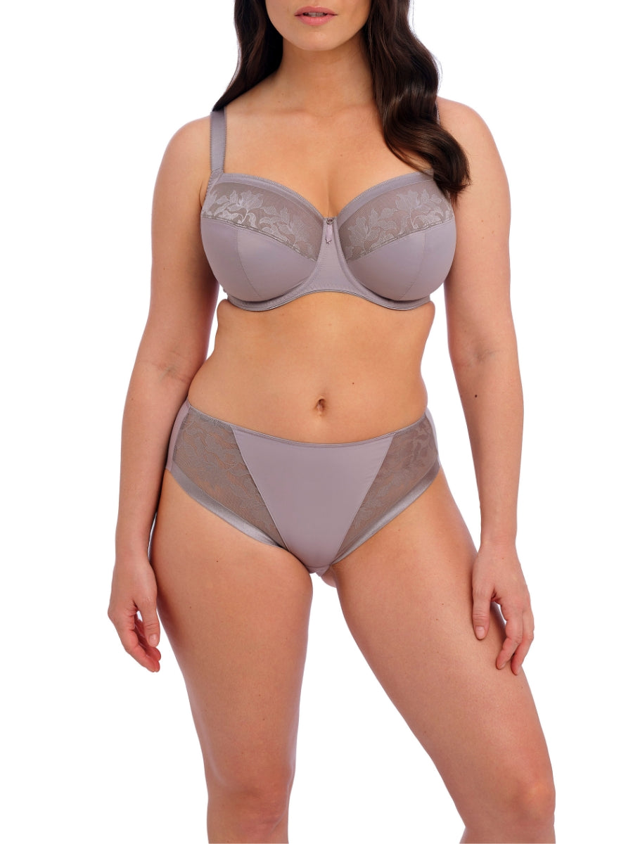 Illusion Full Cup Side Support Bra - Silver Dawn
