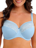 Illusion Full Cup Side Support Bra - Sky