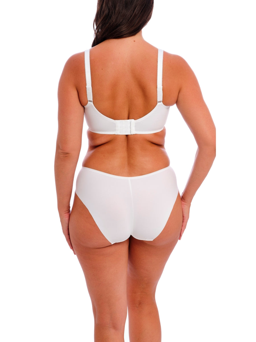 Illusion Full Cup Side Support Bra - White