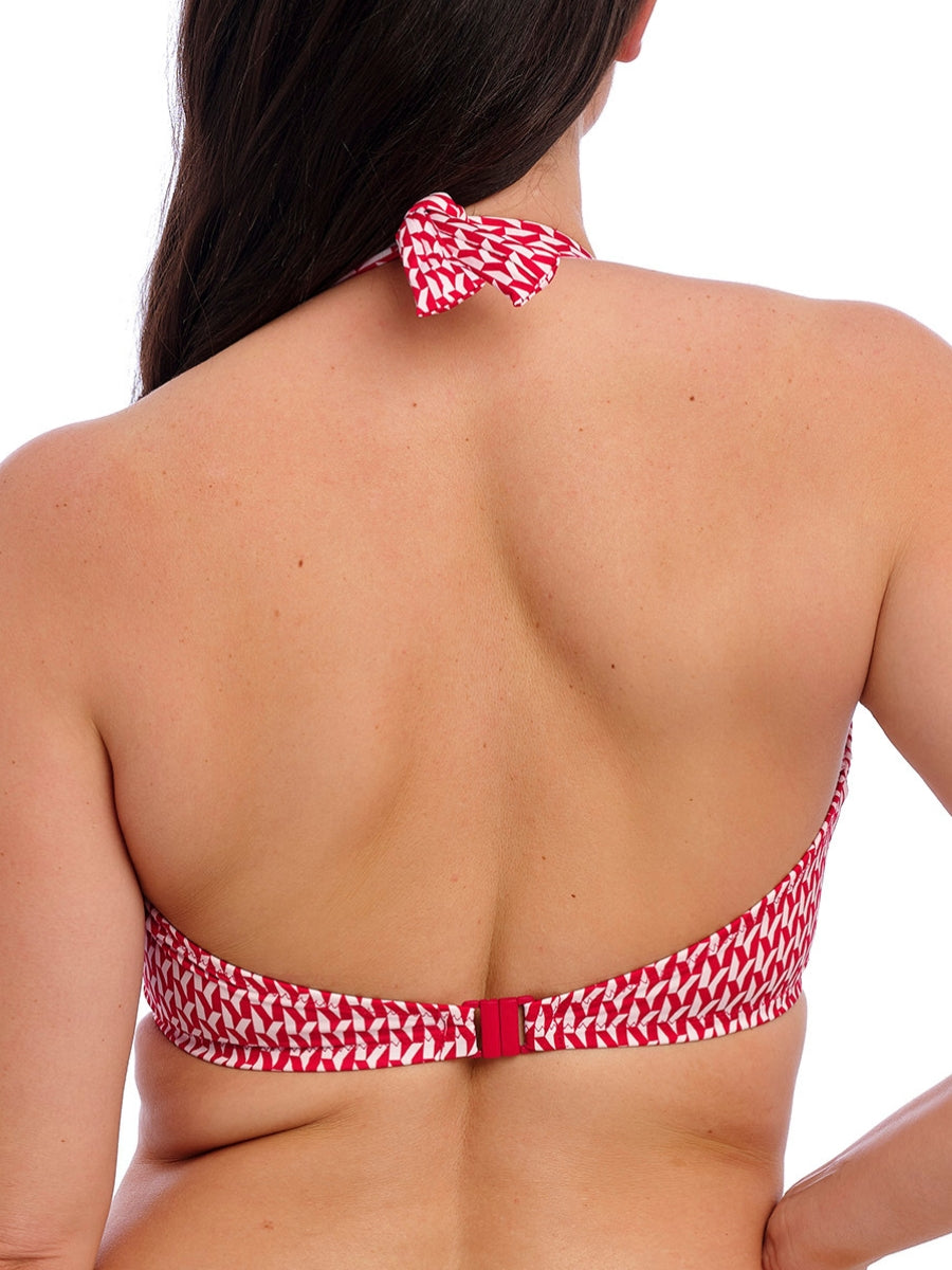 Koh Lipe Halter Bikini Top - Radiant Red