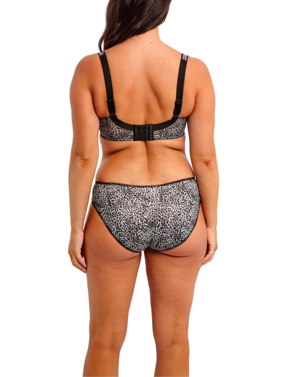 Lindsey Side Support Full Cup Bra - Monochrome