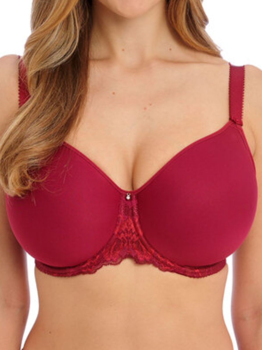 fantasie aubree moulded spacer bra red