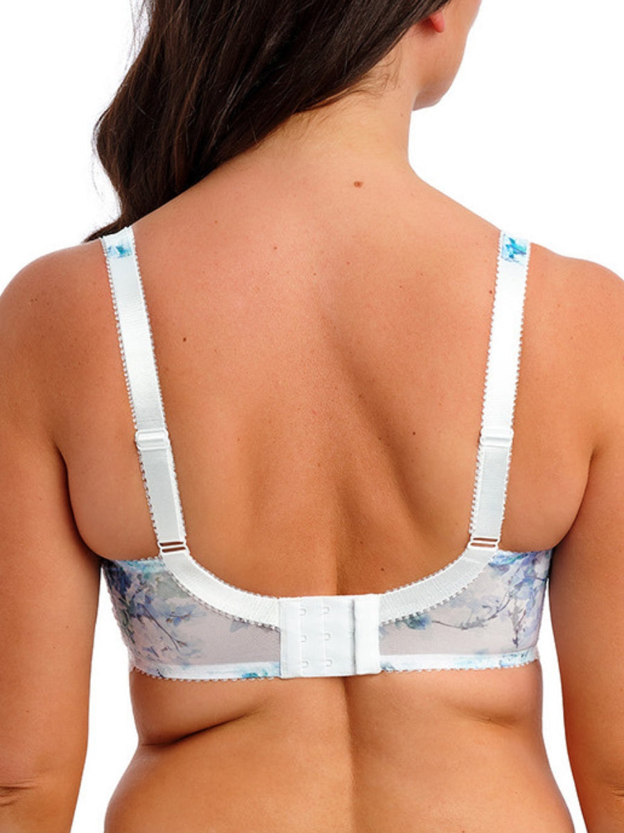 Lucia Side Support Bra - Blue Garden