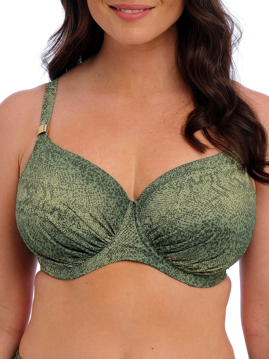 Maya Bay Full Cup Bikini Top - Peridot