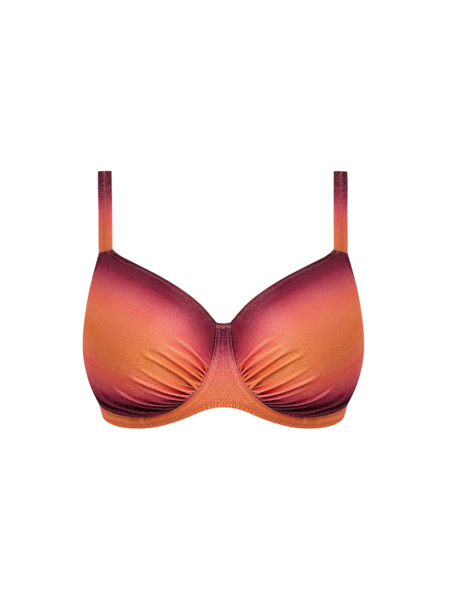 Paros Coast Full Cup Bikini Top - Sunset Glow
