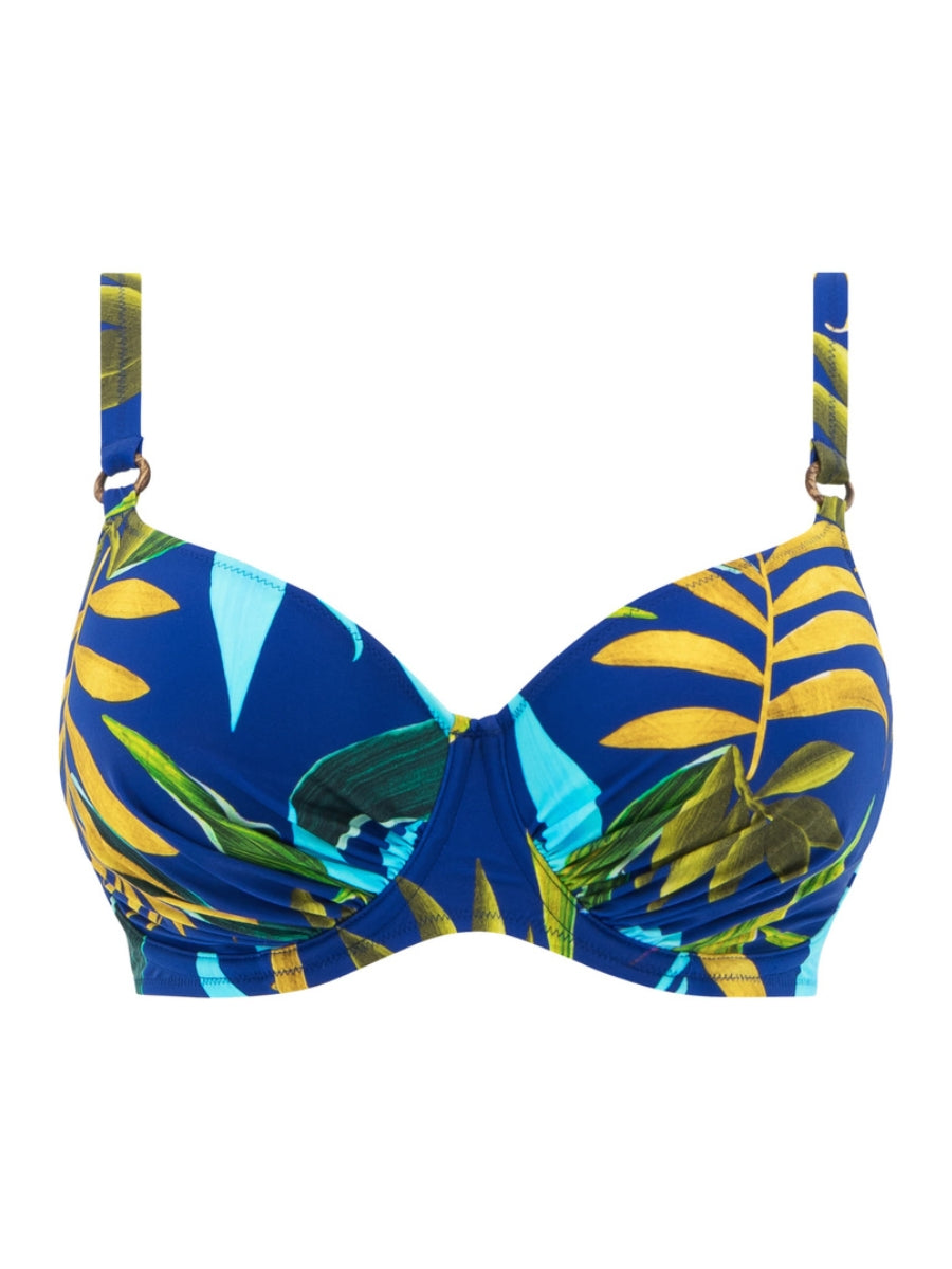 Pichola Full Cup Bikini Top - Tropical Blue