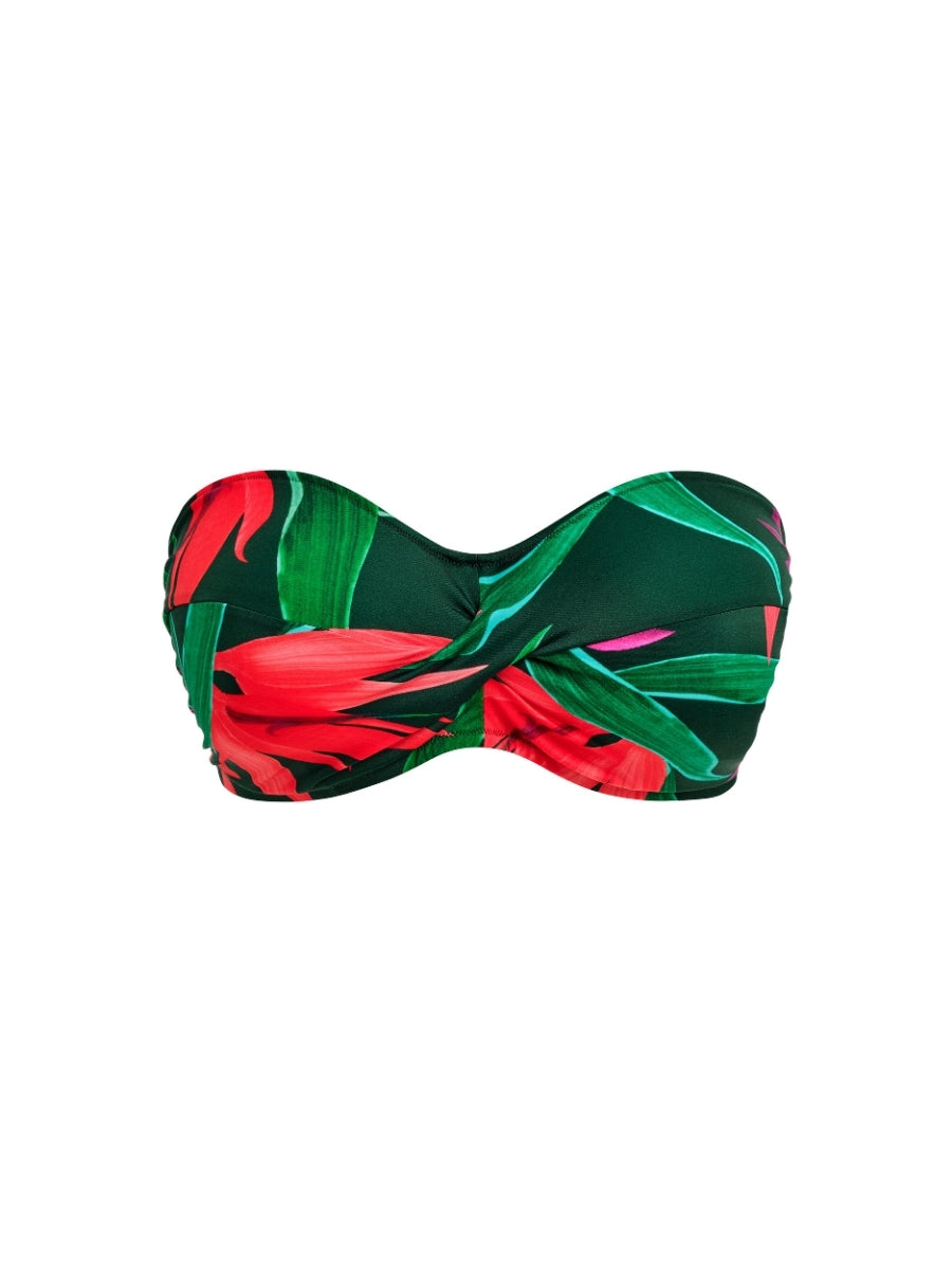 Pichola Bandeau Bikini Top - Mangrove