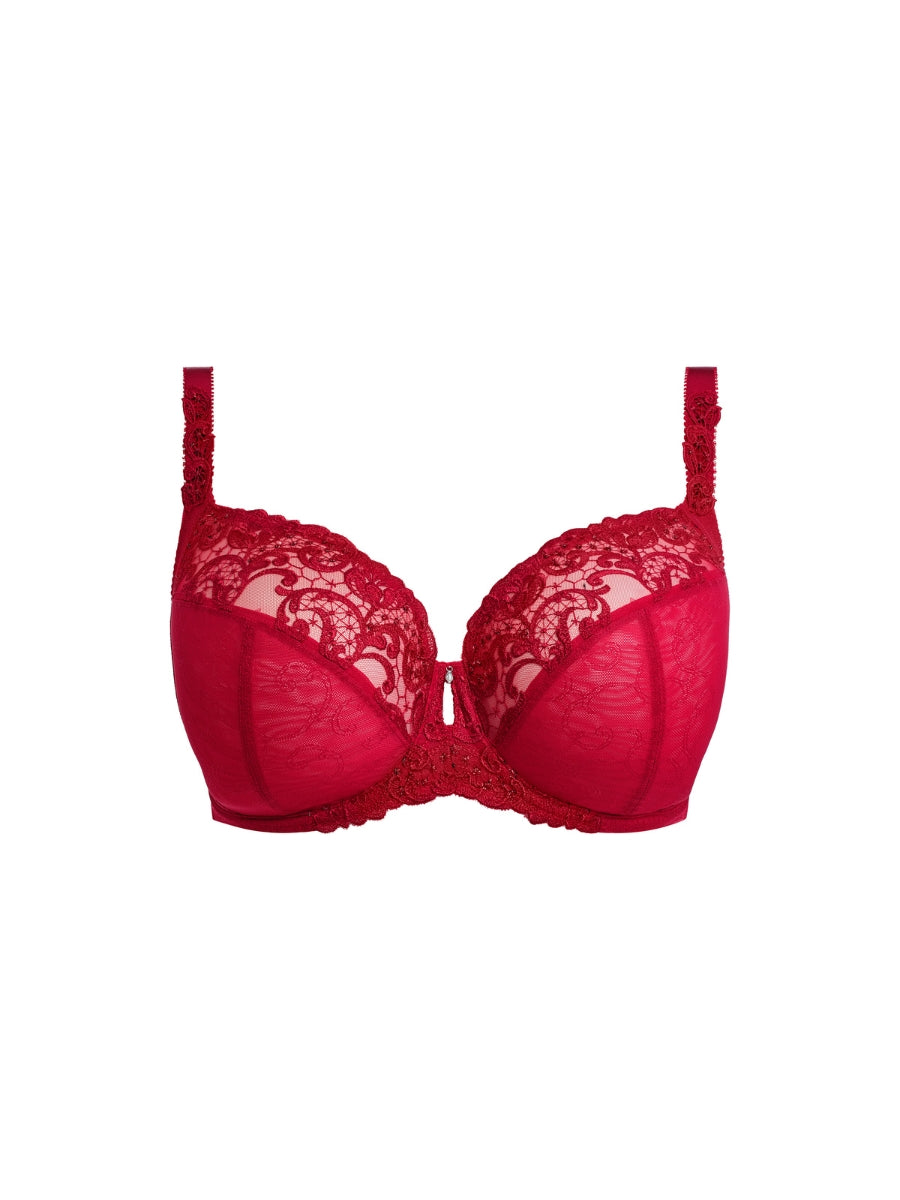 Portia Side Support Bra - Red