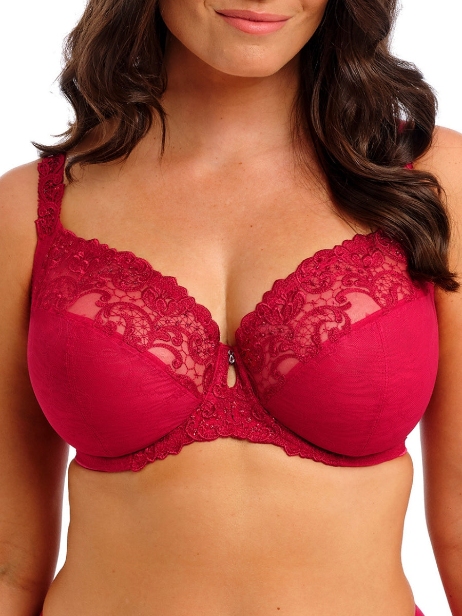 Portia Side Support Bra - Red