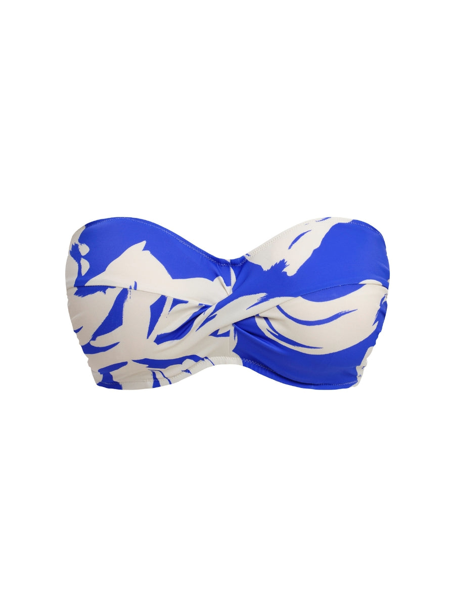 Rabida Island Twist Bandeau Bikini Top - Ultramarine