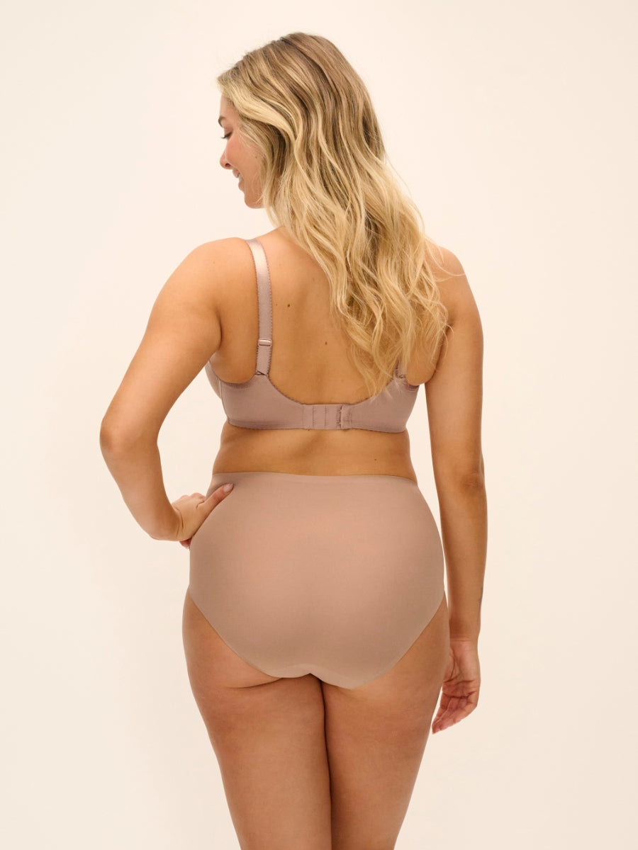 Rebecca Essentials Moulded Spacer Bra - Cafe Au Lait