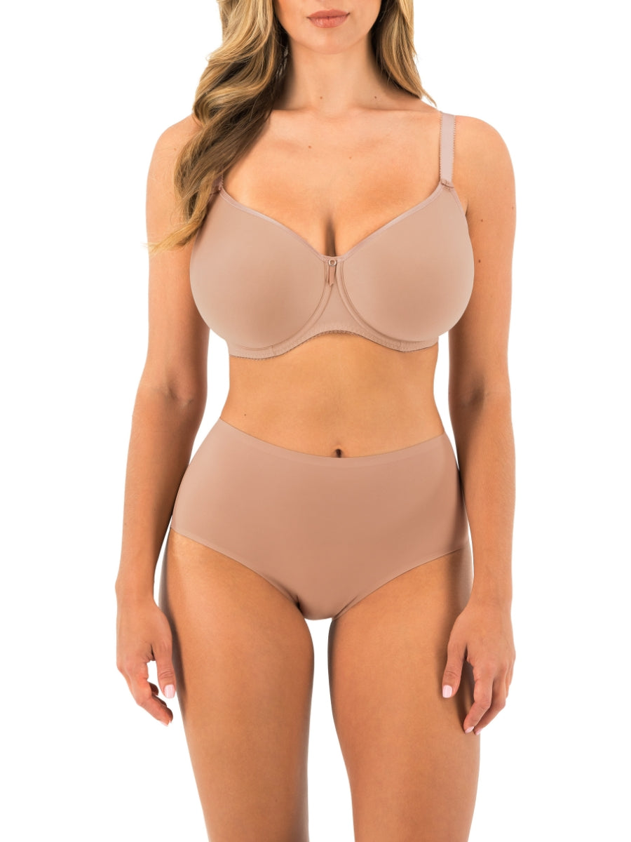 Rebecca Essentials Moulded Spacer Bra - Cafe Au Lait