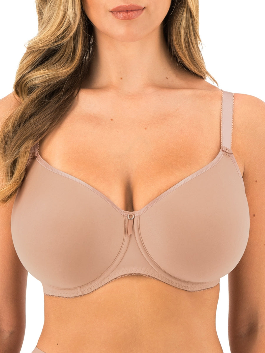 Rebecca Essentials Moulded Spacer Bra - Cafe Au Lait