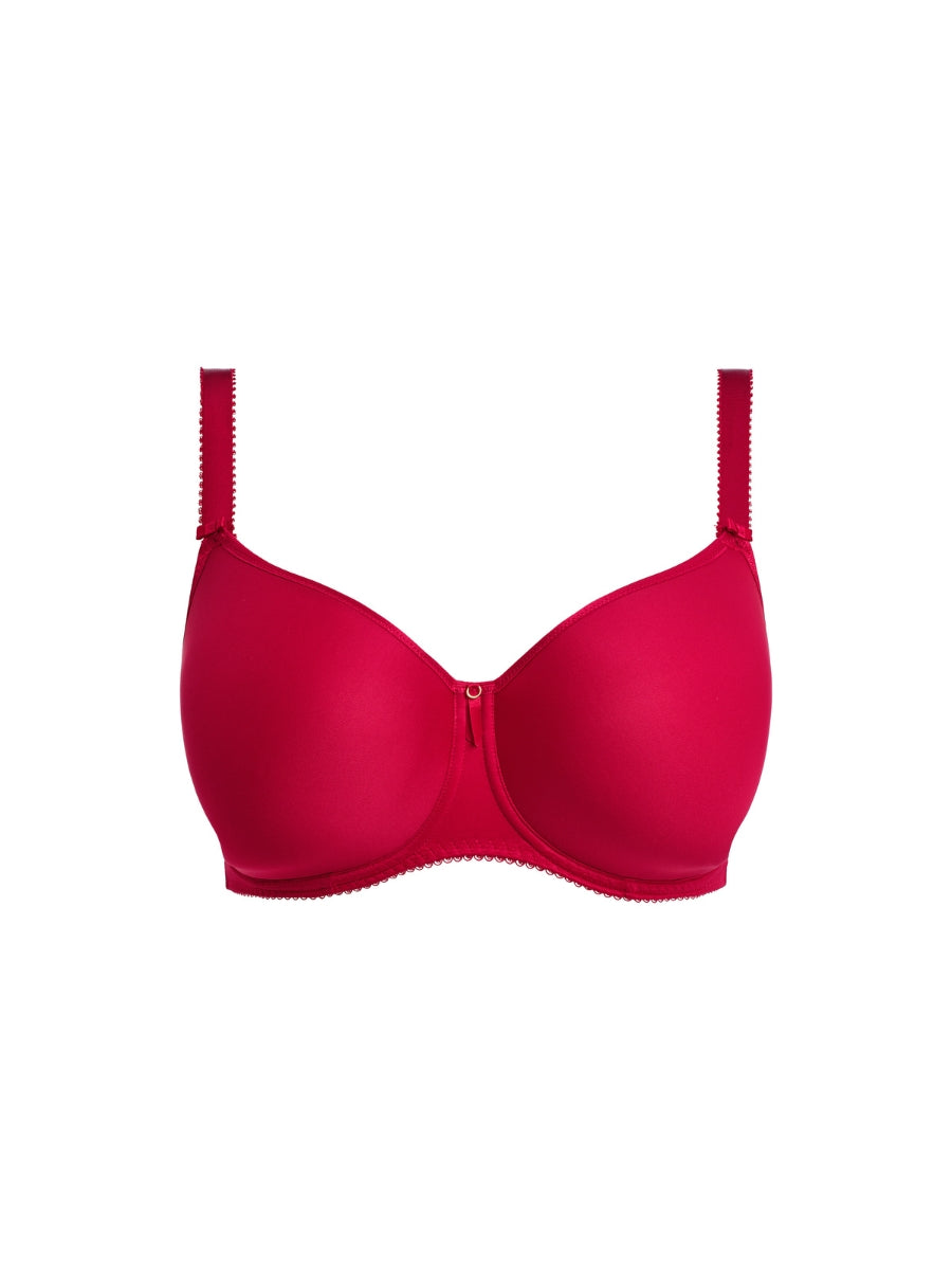 Rebecca Essentials Moulded Spacer Bra - Red