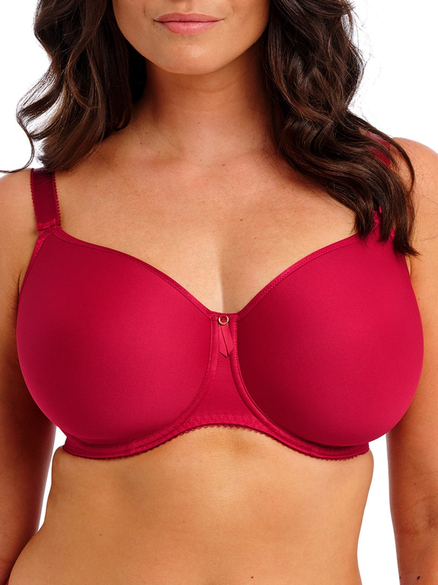 Rebecca Essentials Moulded Spacer Bra - Red