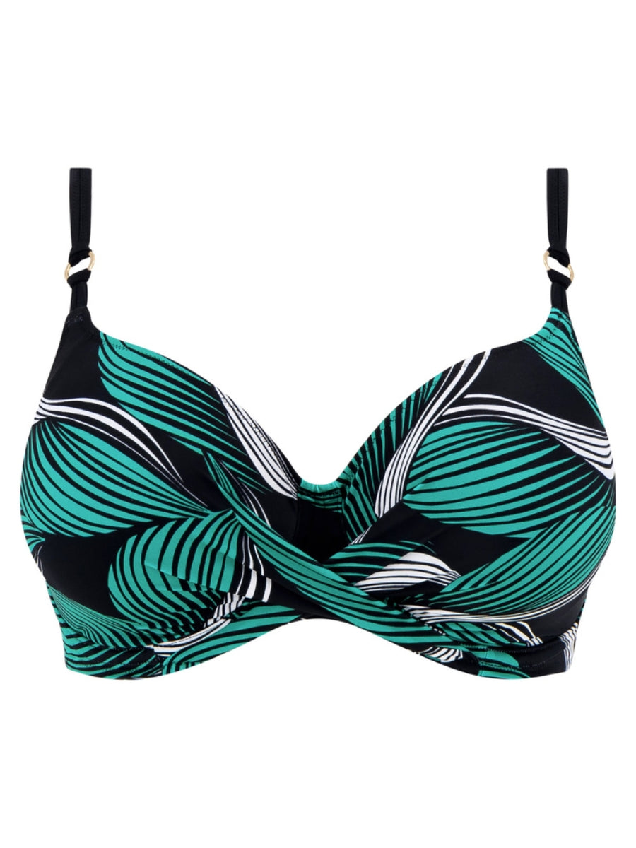 Saint Lucia Full Cup Bikini Top - Black