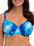 Saunton Sands Full Cup Bikini Top - Dazzling Blue