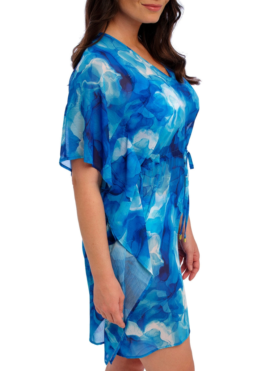 Saunton Sands Kaftan - Dazzling Blue