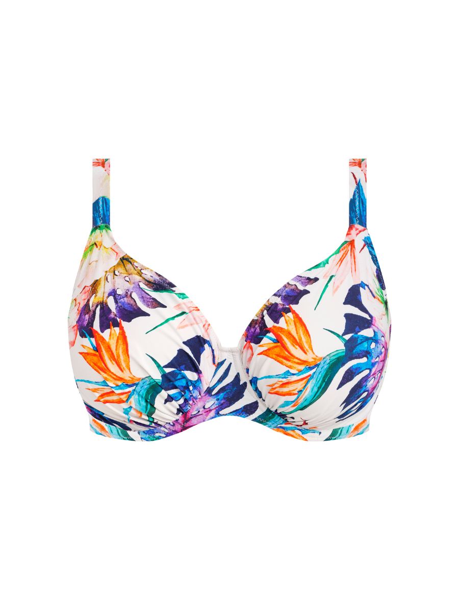 fantasie paradiso gathered full cup bikini top multi