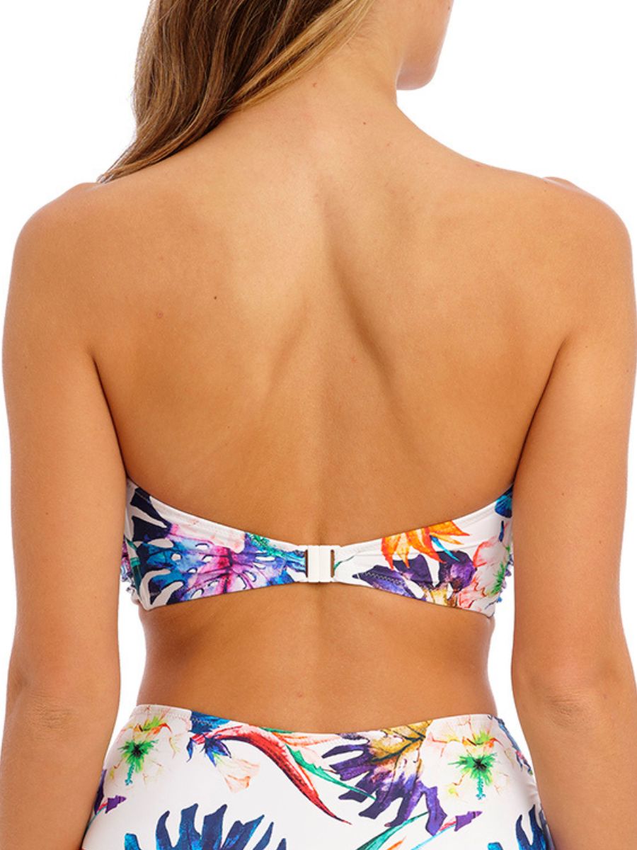 fantasie paradiso twist bandeau bikini top multi