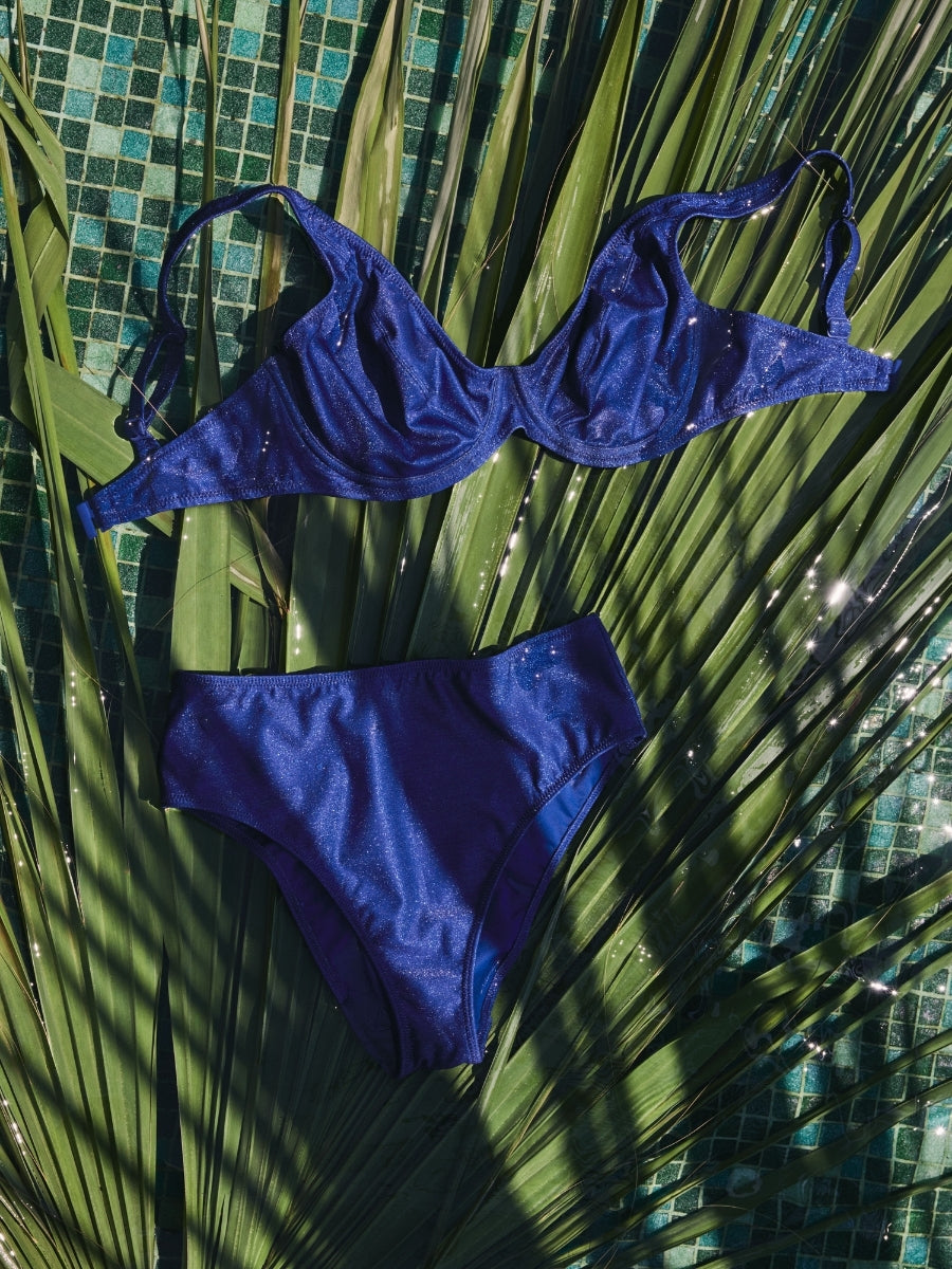Arizona Wave High Apex Bikini Top - Twilight