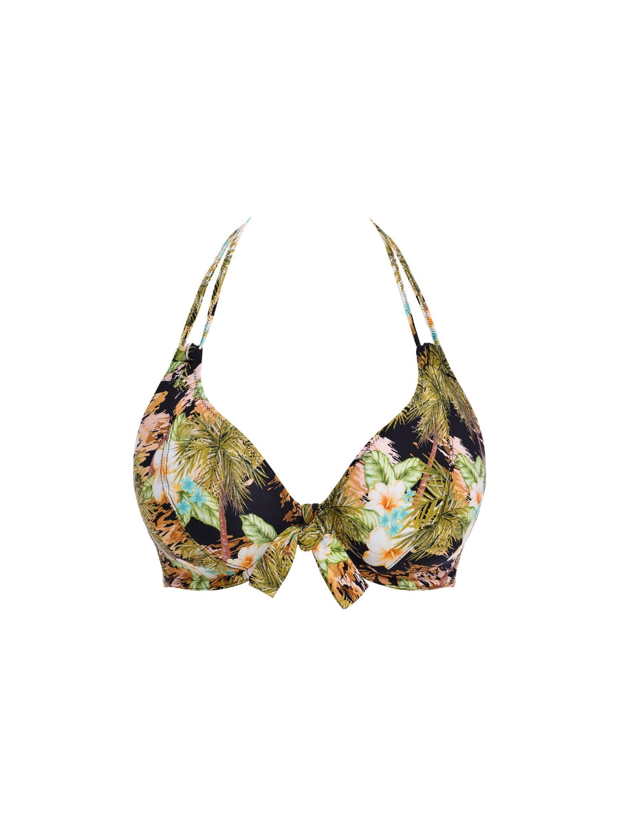 Bahama Shores Halterneck Bikini Top - Black