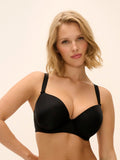 Deco Moulded Seamless T-Shirt Bra - Black