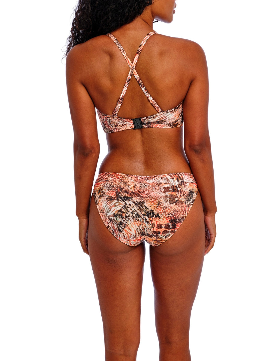 Desert Cat Bandeau Bikini Top - Sunset