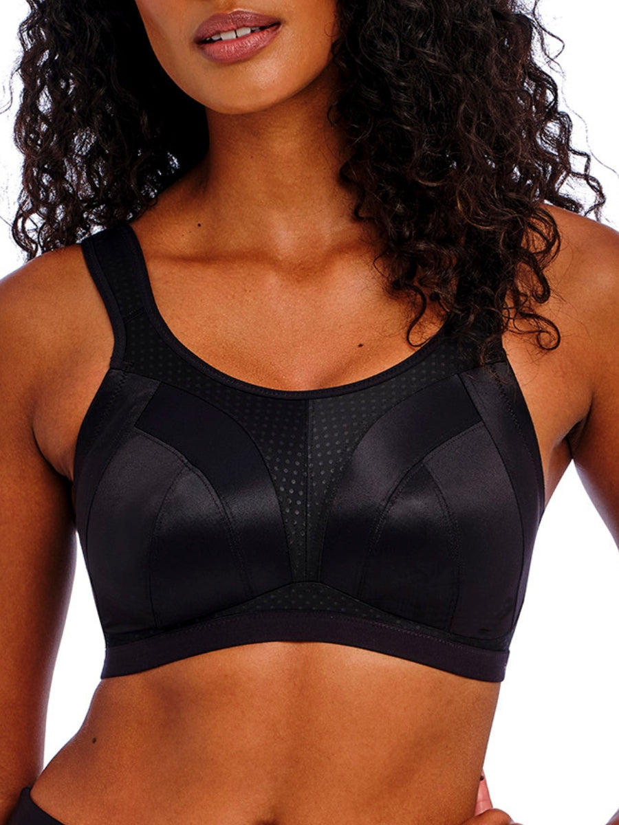 Dynamic Non-Wired Sports Bra - Black