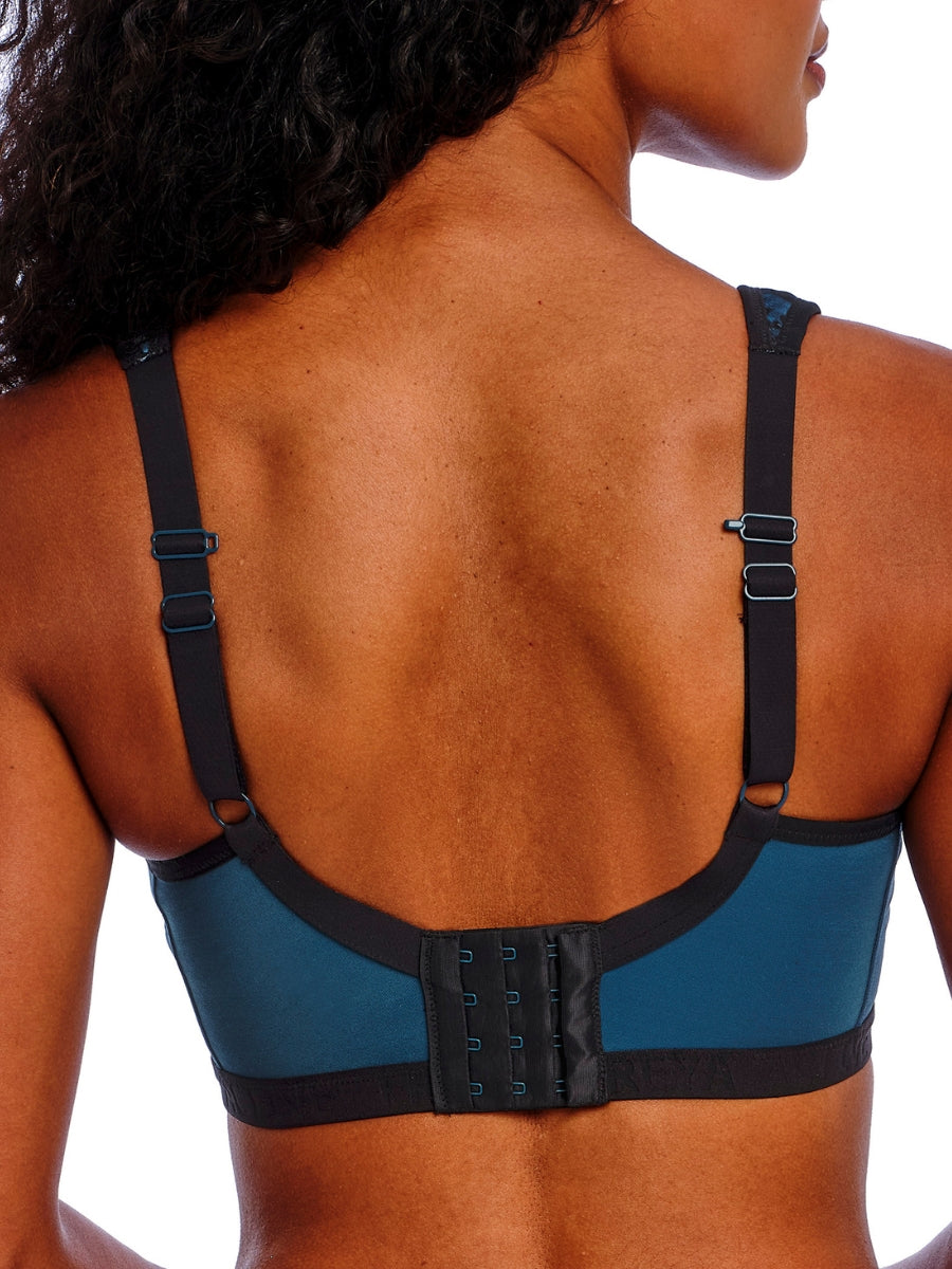 Dynamic Non-Wired Sports Bra - Midnight Leopard