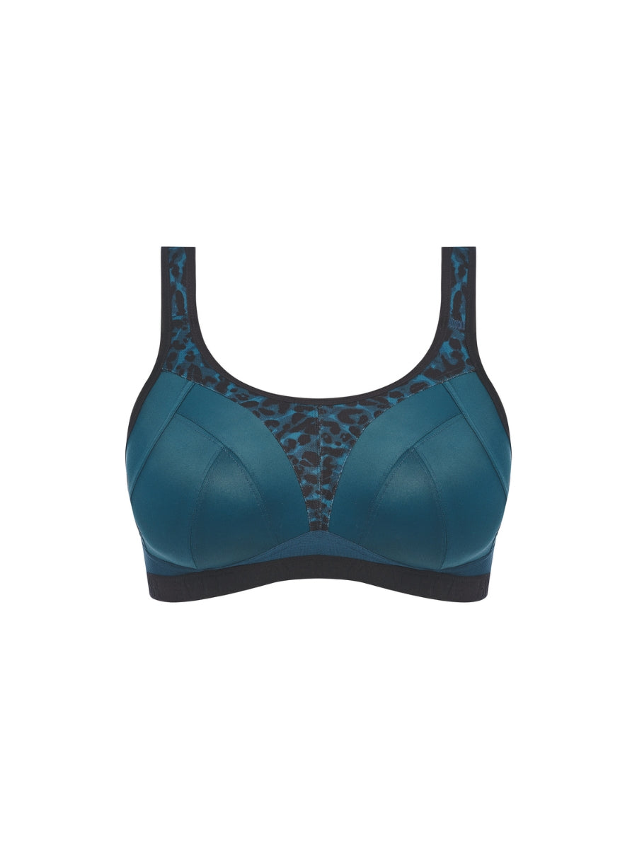 Dynamic Non-Wired Sports Bra - Midnight Leopard